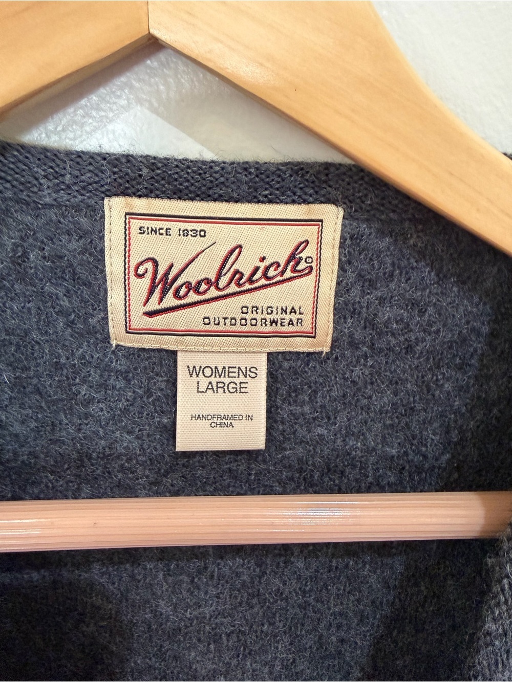 Vintage Woolrich Nordic Womens 100% Wool Vest Large - Picture 5 of 11
